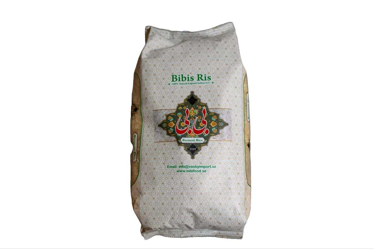 Basmatiris 2kg från BIBI premiumris 10st/låda