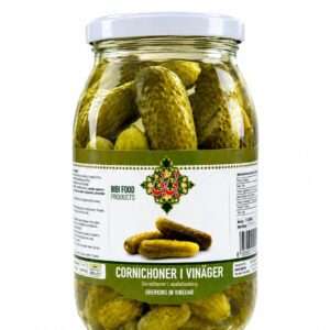 Cornichoner i vinäger (1062 g)12st/låda